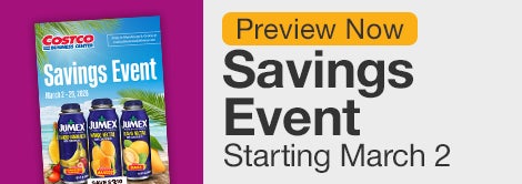 Preview Savings Event