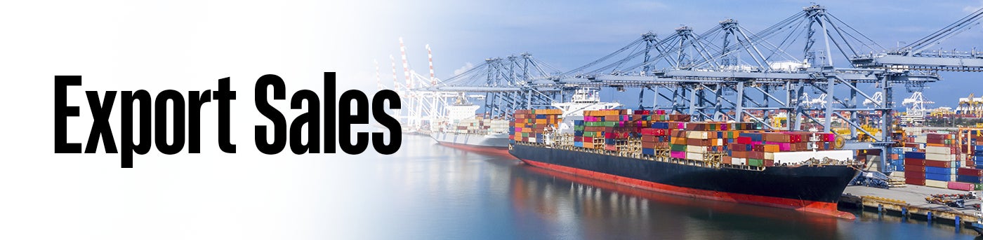 Interested in Export Sales, Learn More