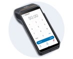 a close-up of a smart terminal