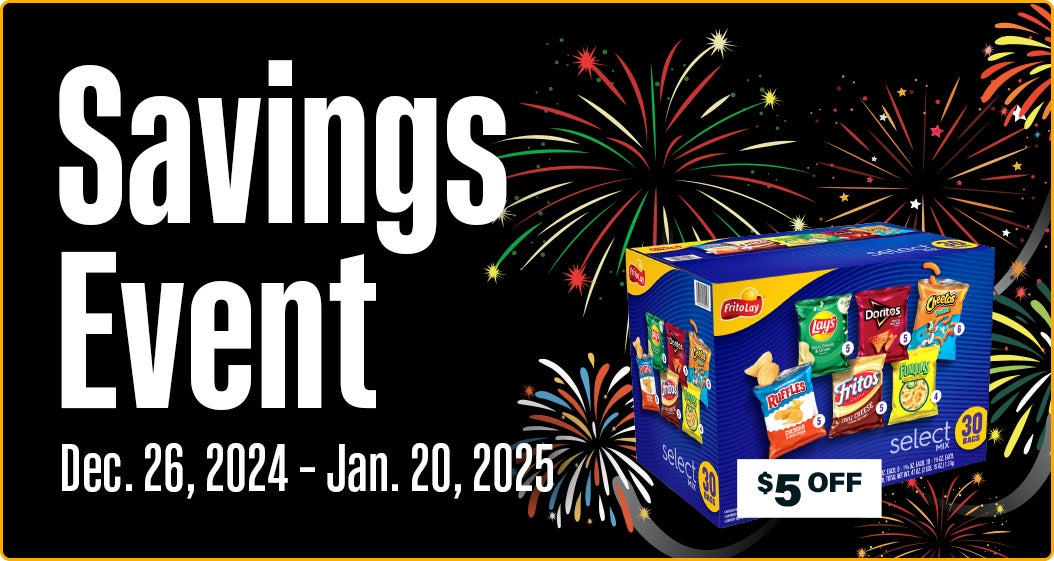 Savings Event - December 26, 2024 - January 20, 2025