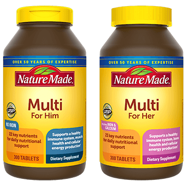 Nature Made Multi-Vitamin for Him or Her, 300 Tablets