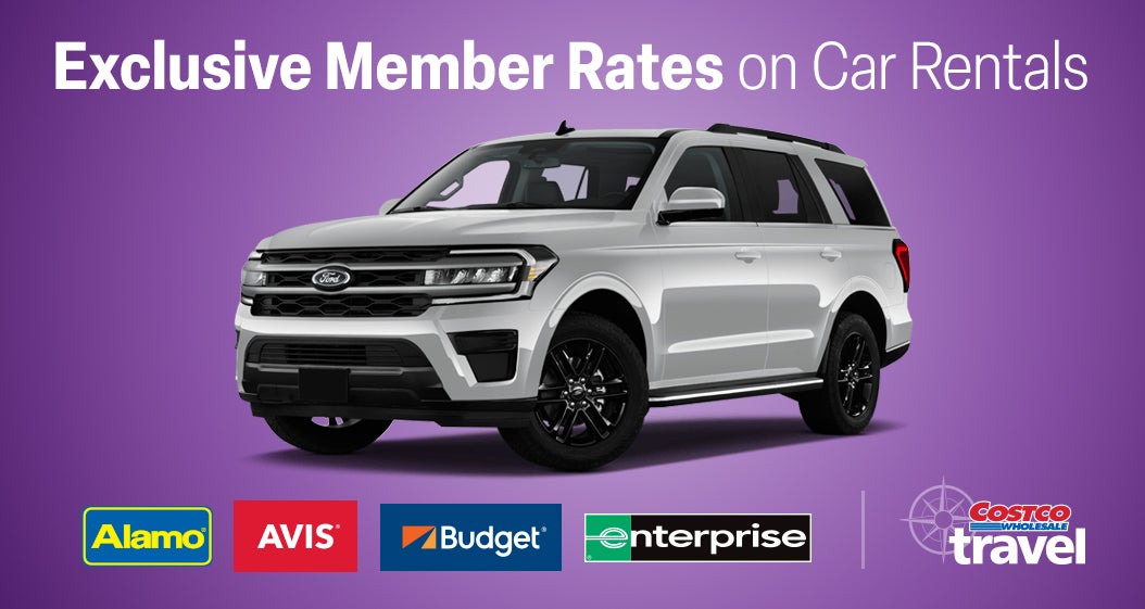 Exclusive Member Rates on Car Rentals. Alamo, AVIS, Budget, Enterprise. Costco Wholesale Travel.