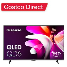 Hisense 65-inch Class - QD6 Series - 4K UHD QLED LCD TV