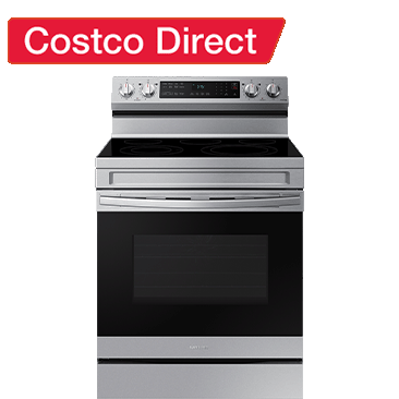 Samsung Smart Freestanding Range with No-Preheat Air Fry and Convection