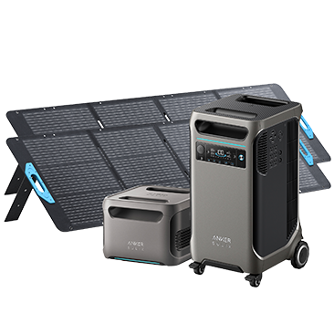 Anker SOLIX F3800 Home Backup Power Kit + 2/200W Solar Panels