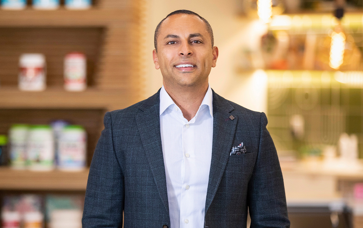 Founder of Orgain, Andrew Abraham