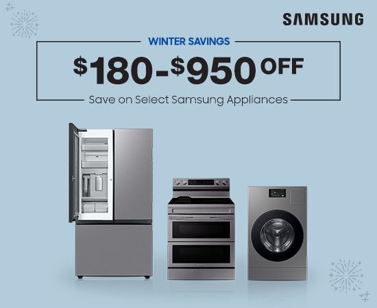 Save on Select Samsung Appliances