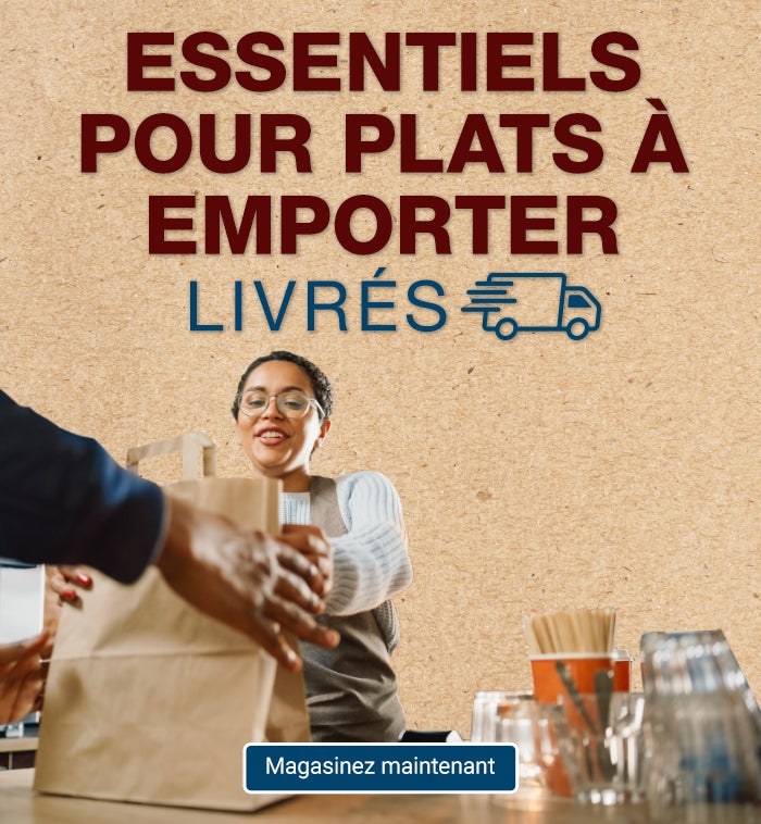 Essentiels pour plats à emporter livrés
