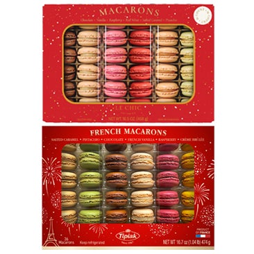 Le Chic Pâtissier OR Tipiak French Macarons, Variety Pack, 36-Count