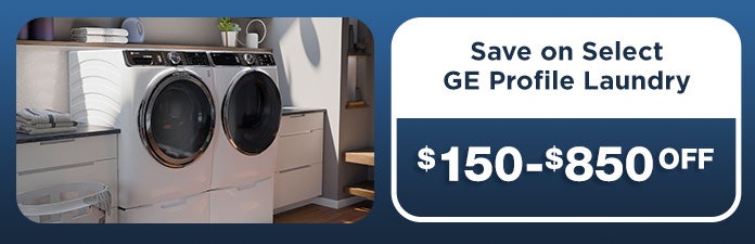 Save on Select GE Profile Laundry