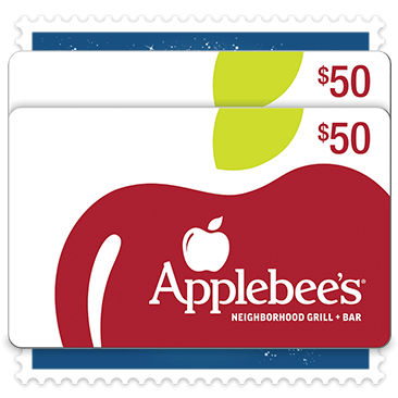 Applebee's Grill & Bar Two Restaurant $50 E-Gift Cards ($100 Value)