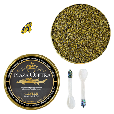 Plaza Golden Osetra Caviar Kilo Pack, 35.2 oz