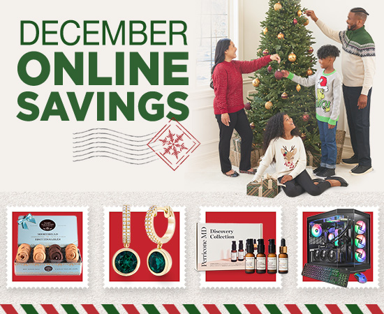 Shop December Online Savings