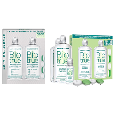 Biotrue Multi-Purpose Solution or Biotrue Hydration Plus Multipurpose Solution