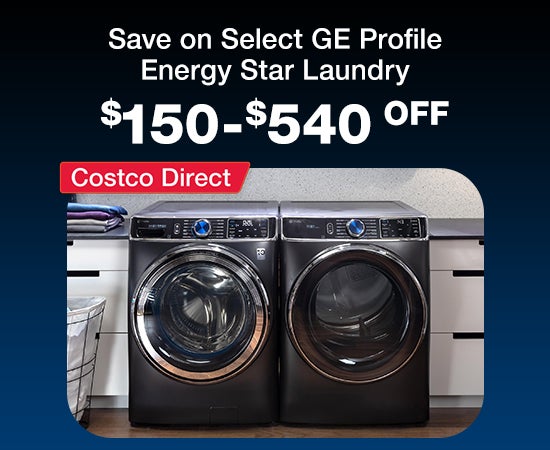 Save on Select GE Profile Energy Star Laundry