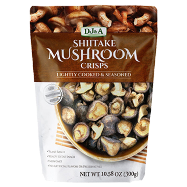 DJ&A Shiitake Mushroom Crisps 10.58 oz bag, 5-Pack