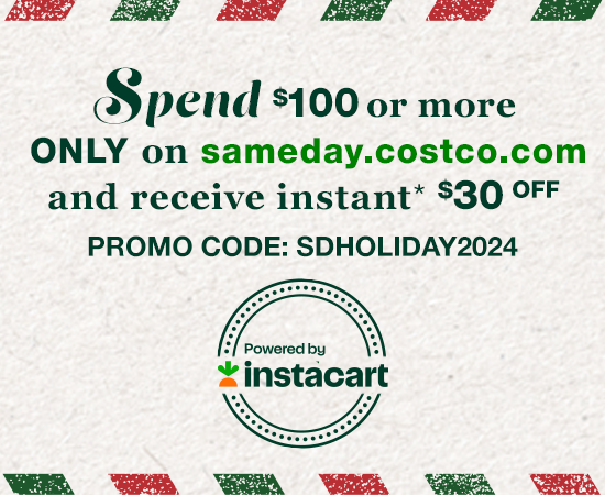 Instacart Spend $100 Get $30 Offer!