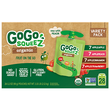 GoGo SqueeZ, Organic Applesauce, Variety Pack