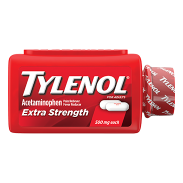 Tylenol Extra Strength Acetaminophen 500 mg, Fever Reducer and Pain Reliever, 325 Caplets