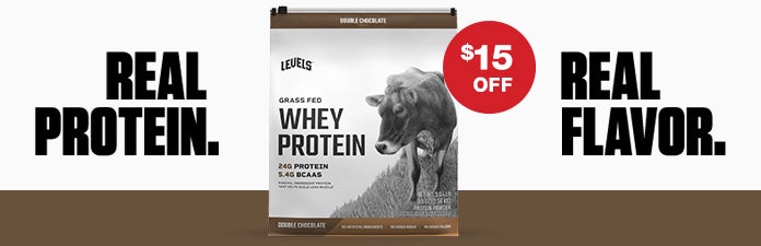 Real protein. Real flavor. $15 OFF