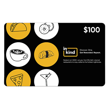 inKind Restaurant $100 eGift Card