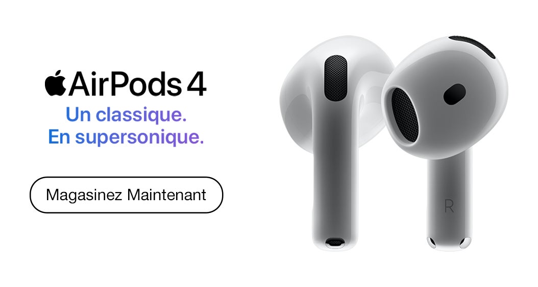 AirPods Pro. Un classique remastérisé. Magasinez maintenant.