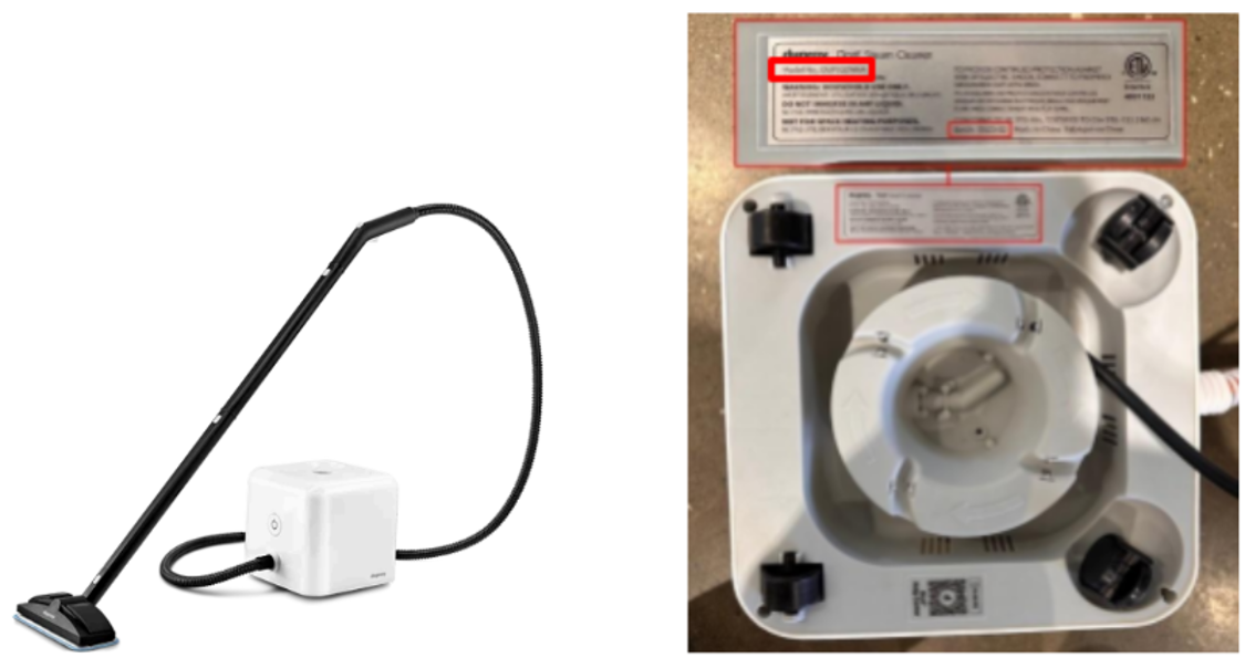 IMPORTANT RECALL NOTICE - Dupray Neat Steam Cleaner