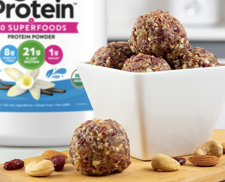 Nutty Cranberry Protein Bites Recipe