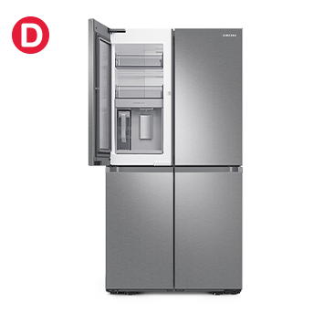 Samsung 23 cu. ft. Counter-Depth 4-Door French Door Refrigerator with Beverge Center in Stainless Steel