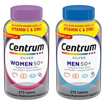 Centrum Silver Women 50+ or Men 50+ Multivitamin