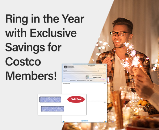 Ring in the year with exclusive savings for Costco Members 	Free trackable standard delivery on all check orders