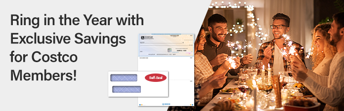 Ring in the year with exclusive savings for Costco Members 	Free trackable standard delivery on all check orders