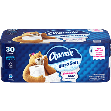 Charmin Ultra Soft Bath Tissue, 2-Ply, 213 Sheets, 30 Rolls