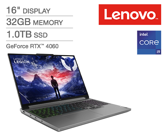 Lenovo Legion 5i 16-inch Gaming Laptop with Intel Core i9 Processor and GeForce RTX 4060 Graphics