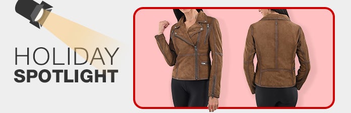 Frye Ladies' Suede Leather Jacket