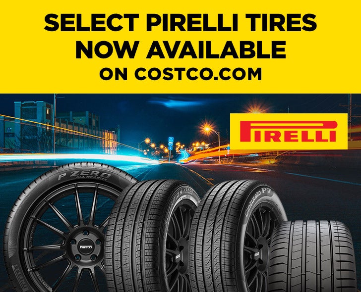 select pirelli tires now available on costco.com