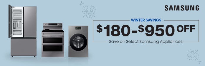 Save on Select Samsung Appliances