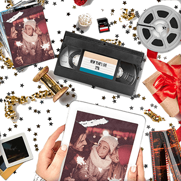 Enjoy Your Memories in the New Year by Transferring Your Physical Media to Digital Today!