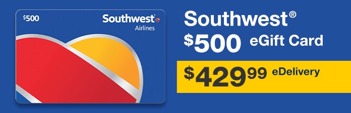 Southwest $500 eGift Card $429.99 eDelivery