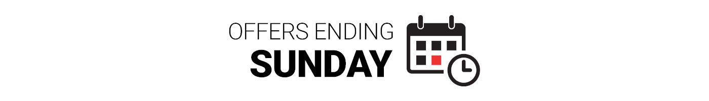 offers ending sunday