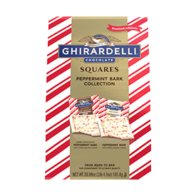 Ghirardelli Chocolate Squares, Peppermint Bark Collection, 20.99 oz