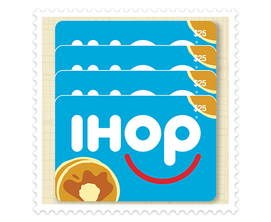 IHOP Four Restaurant $25 E-Gift Cards ($100 Value)