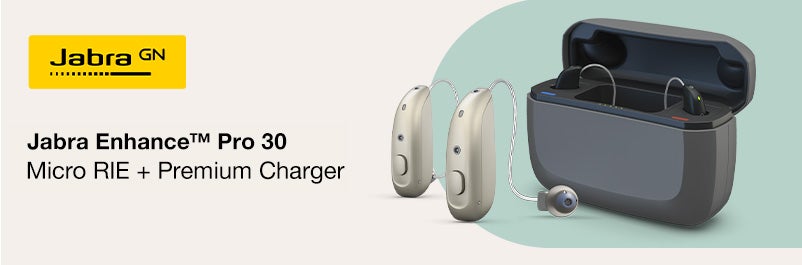 Jabra Enhance(TM) Pro 30 Micro RIE + Premium Charger