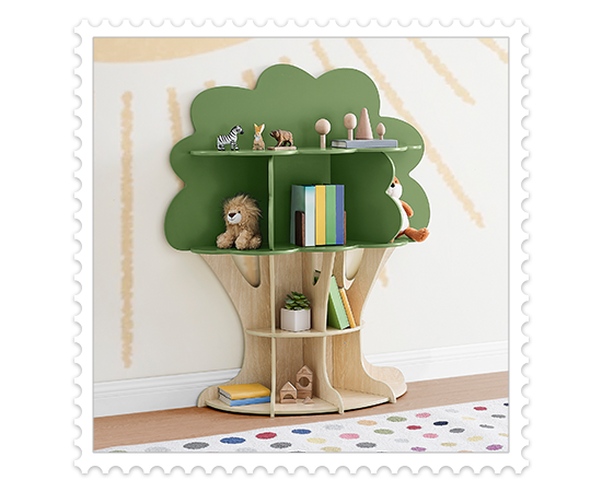 Delta Children Tree Bookcase