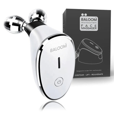 Baloom Facial Massager + Collagen Booster Gel 100mL Set