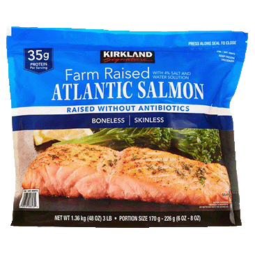 Kirkland Signature Farmed Atlantic Salmon, 3 lbs