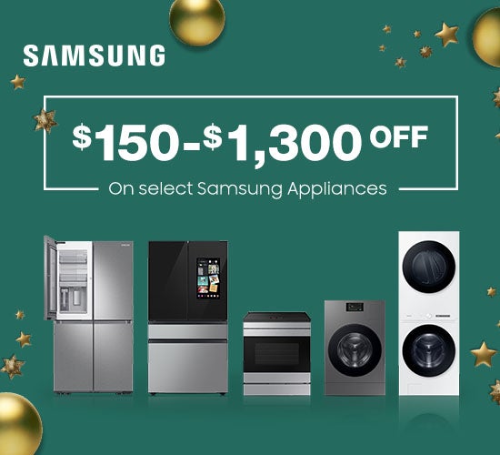 Save on Select Samsung Appliances