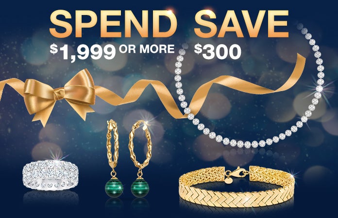 Spend $1,999 or more and save $300 on select jewelry