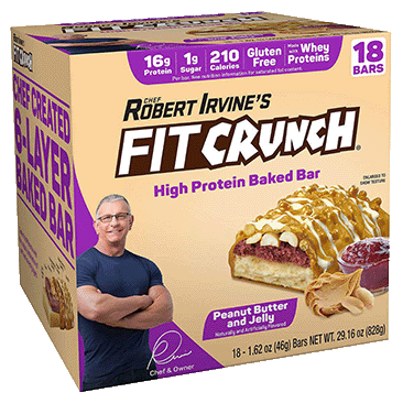 Protein Bars Peanut Butter and Jelly, 18 Bars