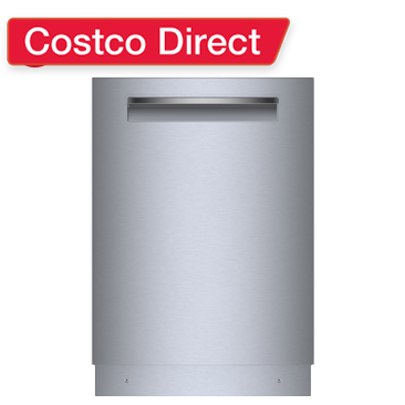 Bosch 500 Series Top Control Pocket Handle Dishwasher, Stainless Steel Tub, PureDry Technology, Ultra Quiet 44 dBa